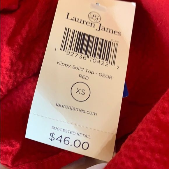 Lauren James Collegiate Kippy Top UGA NWT - Picture 4 of 7